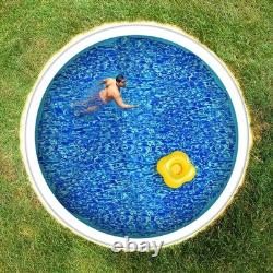 Above Ground Pool Liner Durable Vinyl Easy Installation Swirl Pattern 216 Inches