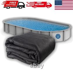 Above Ground Pool Liner Pad 10' x 15' Oval Easy Install & Liner Lifespan
