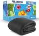 Above Ground Pool Liner Pad, 12' Foot Round, Pre-Cut Heavy Duty Outdoor Pool