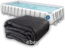 Above Ground Pool Liner Pad 16' x 32' Rectangle, 16'x32' Black