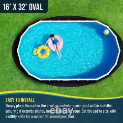 Above Ground Pool Liner Pad 16x32ft Eco-Friendly Material