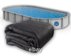Above Ground Pool Liner Pad 18' x 33' Oval, Protects the Bottom of Abovegroun