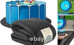 Above Ground Pool Liner Pad, 27' Foot Round, Pre-Cut Heavy Duty Outdoor 27 Feet