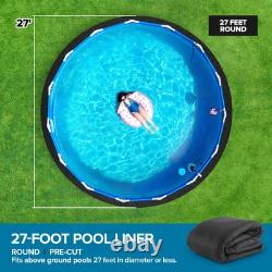 Above Ground Pool Liner Pad, 27' Foot Round, Pre-Cut Heavy Duty Outdoor Pool