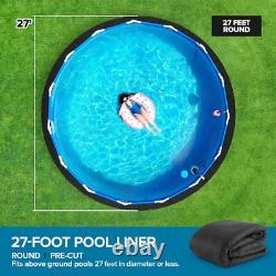 Above Ground Pool Liner Pad, 27' Foot Round, Pre-Cut Heavy Duty Outdoor Pool