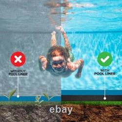Above Ground Pool Liner Pad, 27' Foot Round, Pre-Cut Heavy Duty Outdoor Pool Pad