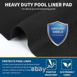 Above Ground Pool Liner Pad Geotextile Fabric Puncture Weed Barrier Eco-Friendly