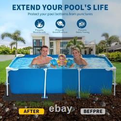 Above Ground Pool Liner Pad Puncture Weed Barrier Eco-Friendly 12x24 Oval