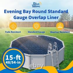 Above Ground Pool Maintenance Blue Wave 15 ft Round Liner 48/54