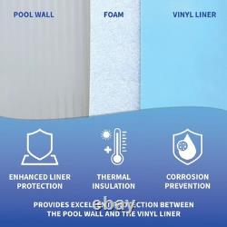 Above Ground Pool Wall Foam 1/8in x 48in x 100ft Closed Cell Liner Protection
