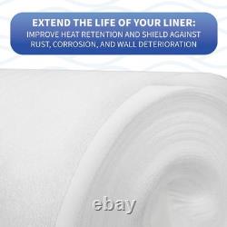 Above Ground Pool Wall Foam 1/8in x 48in x 100ft Closed Cell Liner Protection