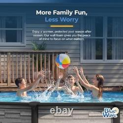 Above Ground Pool Wall Foam 48 In x 85 Ft 1/8 In Closed Cell Liner Padding