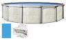 Above Ground Round Fallston Steel Wall Swimming Pool with Blue Liner & Skimmer