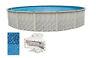 Above Ground Round MEADOWS Steel Wall Swimming Pool with Boulder Swirl Liner