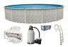 Above Ground Round MEADOWS Swimming Pool with Liner, In-Pool Ladder & Sand Filter
