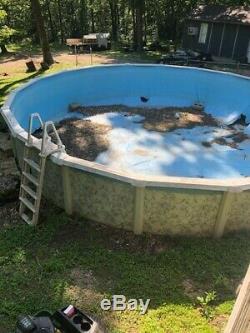 Above Ground Swimming Pool, 5 ft x 27 ft, Mr. B, filter, pump, needs liner only