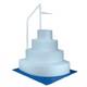 Above Ground Swimming Pool Entry System with Handrail & Step Pad (Choose Color)