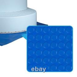 Above Ground Swimming Pool Entry System with Handrail & Step Pad (Choose Color)