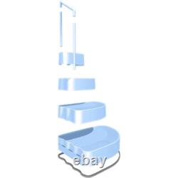 Above Ground Swimming Pool Entry System with Handrail & Step Pad (Choose Color)