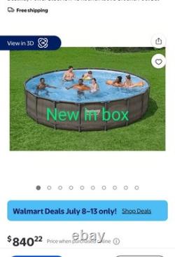 Above ground swimming pool