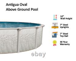 Antigua Above Ground Swimming Pool with Liner & Skimmer