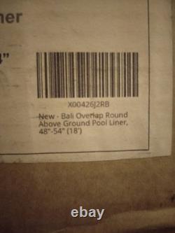 Aqua Coastal Bali Overlap Round Above Ground Pool Liner, 48-54 (18)