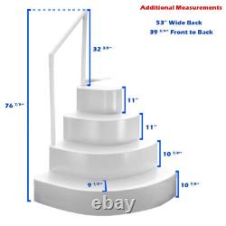 Aqua Select Above Ground Swimming Pool Entry System Step with Pad (Choose Color)