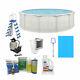 Aquarian 21' x 52 Pools Above Ground Pool Kit with Liner, Skimmer, & Ladder