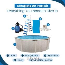 Aquarian Phoenix 18ft x 52in Above Ground Pool with Filter, Ladder, Liner, Skimmer