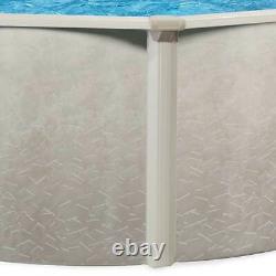 Aquarian Phoenix 21' x 52 Round Steel Frame Above Ground Outdoor Swimming Pool
