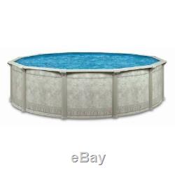 Aquarian Pools 24ft x 52in Above Ground Swimming Pool with Liner and Skimmer