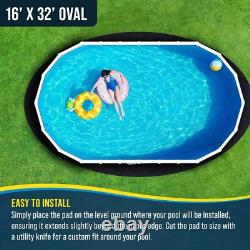Armour Shield 16-Foot x 32-Foot Oval Heavy Duty Pool Liner Pad for Above Grou