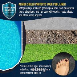 Armour Shield 16-Foot x 32-Foot Oval Heavy Duty Pool Liner Pad for Above Grou