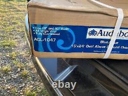 Audubon 15'x24' oval above ground overlap liner Fits 48&52 Pools AGL1047 BLUE