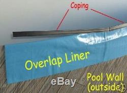 BLUE ALL SIZES Above GROUND Overlap Swimming POOL Liner