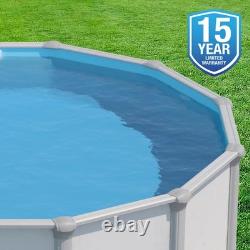BLUE WAVE 8ft Round Standard Gauge 48/52 Deep Pool Overlap PVC Liner Blue