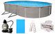 Belize 12 x 24 Oval 52 Deep Above Ground Pool with Liner, Filter System & Ladder