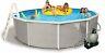 Belize Round 52 Deep Above Ground Pool Package with Liner, Filter & Ladder