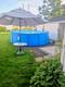 Bestway Blue Round Above Ground Frame Pool Vinyl Liner Metal Frame Used
