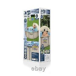 Bestway Power Steel 13' x 42 Round Above Ground Pool Set with Canopy-FREE SHIP
