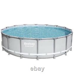 Bestway Power Steel 16' x 48 Swimming Pool Set with Pump Ladder & Cover! NEW