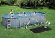Bestway Power Steel 22' x 12' x 48 Above Ground Oval Swimming Pool Set