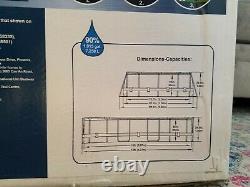 Bestway Power Steel Oval Frame Pool Set 13.91' X 8.2' X 39.5 In Hand