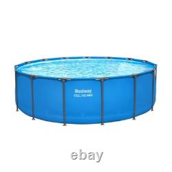 Bestway Steel 15' x 48 Round Frame Above Ground Swimming Pool (No Pump) (Used)