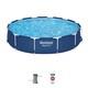 Bestway Steel Pro 12' x 30 Round Above Ground Pool Set with DuraPlus Liner