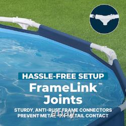 Bestway Steel Pro 12ft x 30 Inch Round Above Ground Pool Set with DuraPlus Liner