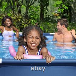Bestway Steel Pro 12ft x 30 Inch Round Above Ground Pool Set with DuraPlus Liner