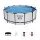 Bestway Steel Pro MAX 13 Foot Above Ground Pool Set with 3 Layer Liner (For Parts)