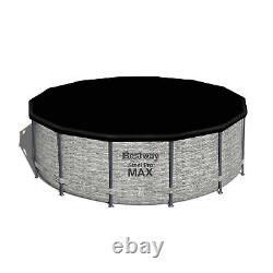 Bestway Steel Pro MAX 14 Foot Above Ground Pool Set with 3 Layer Liner (Used)