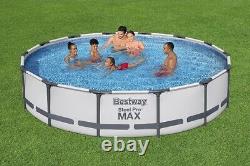 Bestway Steel Pro MAX 14' x 33 Round Above Ground Pool Set/ 530 gal Pump